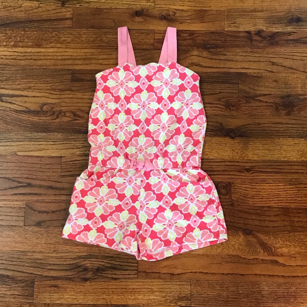 Gymboree 1 Pc Multicolor Floral Flower Shorts Romper
6 / 7 Small
2 Front Pockets